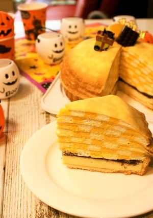 かぼちゃとチーズのチェックタルト-レシピのメイン写真