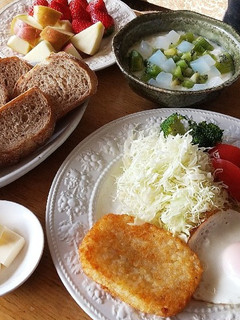 朝ごはん!ナタデココいりヨーグルト-レシピのメイン写真