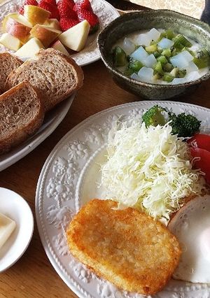 朝ごはん！ナタデココいりヨーグルト-レシピのメイン写真