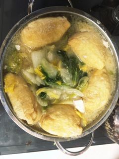生姜味噌なべ、巾着入り-レシピのメイン写真