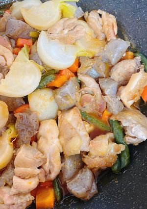 鶏肉とカブの韓国風煮-レシピのメイン写真