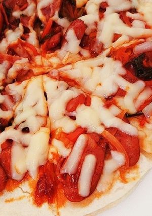 トルティーヤの生地でピッツァ-レシピのメイン写真