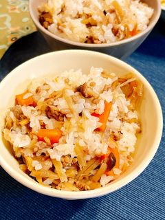 炊き込みご飯風・簡単混ぜご飯-レシピのメイン写真