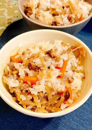 炊き込みご飯風・簡単混ぜご飯-レシピのメイン写真