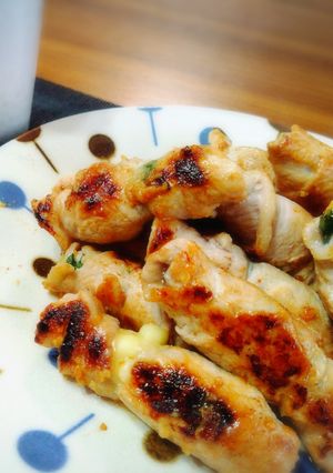 ＊豚肉の大葉と柿のくるくる味噌󠄀焼き＊-レシピのメイン写真
