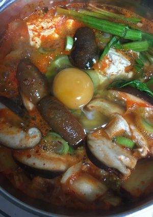 簡単韓国風豆腐キムチ鍋-レシピのメイン写真