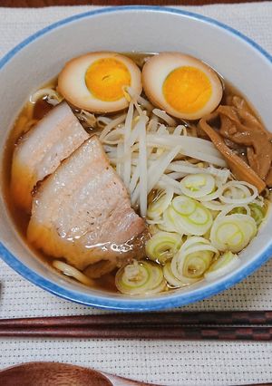 チャーシューの煮汁でラーメン-レシピのメイン写真