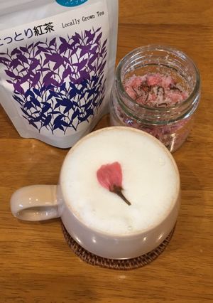 桜・オレ-レシピのメイン写真