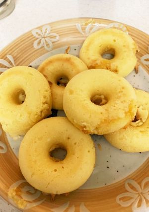 ハニードーナツ、豆腐入りでヘルシー！-レシピのメイン写真