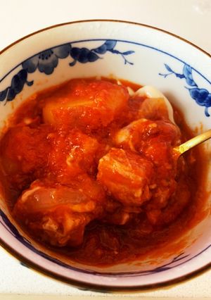 豚肉とさつまいものトマト煮-レシピのメイン写真