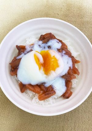 【簡単】いか明太の温玉丼-レシピのメイン写真