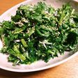 春菊としらすの胡麻サラダ