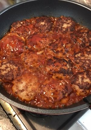 煮込みハンバーグ-レシピのメイン写真