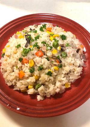 炊飯器で簡単に作る炊き込みピラフ-レシピのメイン写真