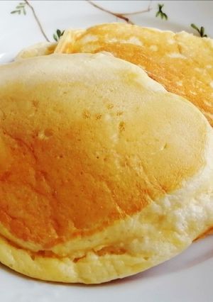 ヨーグルトでリコッタパンケーキ風-レシピのメイン写真