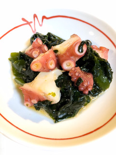 タコとわかめの酢の物-レシピのメイン写真