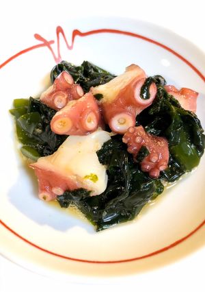 タコとわかめの酢の物-レシピのメイン写真