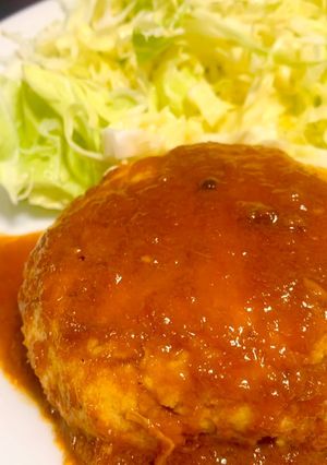ふんわり食感！がっつりおからハンバーグ！-レシピのメイン写真