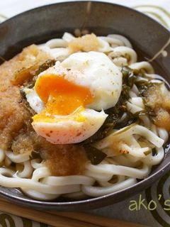めかぶとおろしのぶっかけうどん-レシピのメイン写真