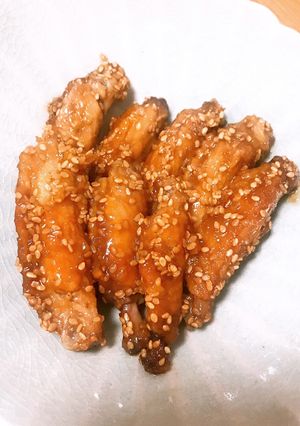 ♡手羽先の甘唐揚げ♡-レシピのメイン写真
