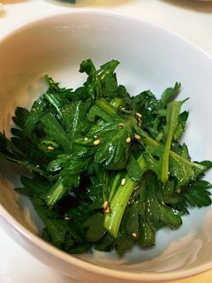 *春菊サラダ*-レシピのメイン写真