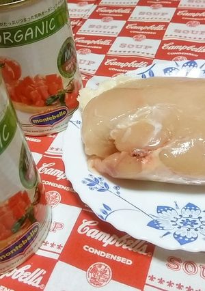 鶏むねトマト♪（圧力鍋）トマト缶で-レシピのメイン写真