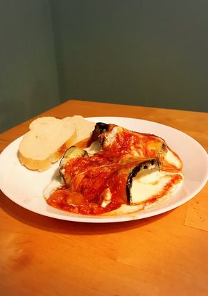 【親子で作ろう】ナスロールチーズ焼き-レシピのメイン写真