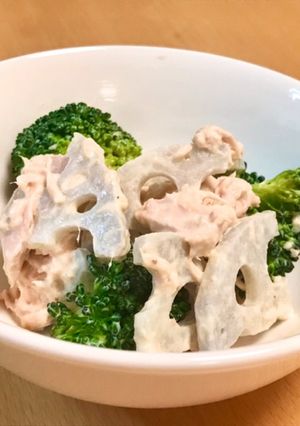 レモンさっぱり☆蓮根ブロッコリーのサラダ-レシピのメイン写真