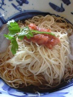 ☆梅干のさっぱりそうめん☆-レシピのメイン写真