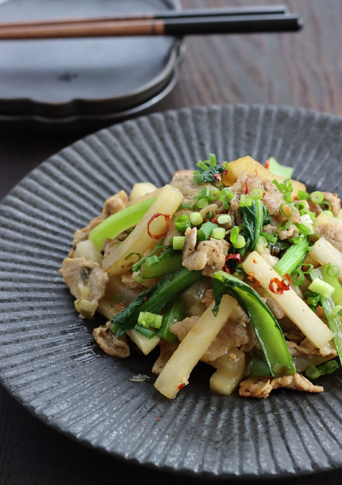 さっぱり♪豚肉と大根のねぎ塩炒め-レシピのメイン写真