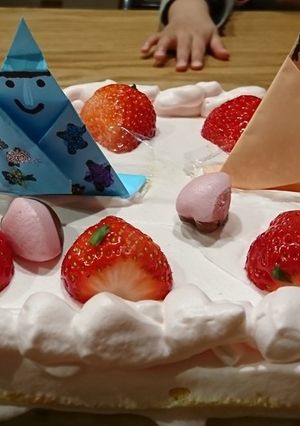 子供と一緒に手作りお雛様ケーキ-レシピのメイン写真