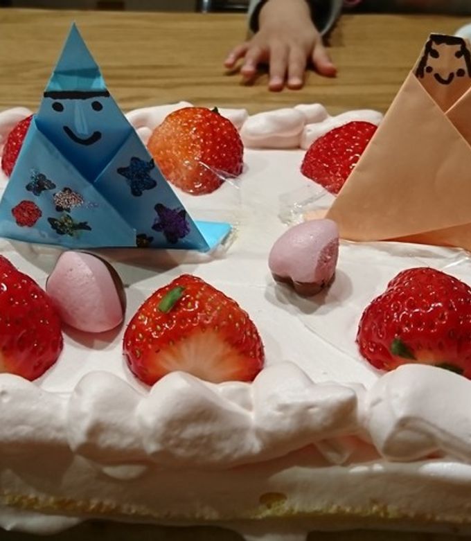 子供と一緒に手作りお雛様ケーキ-レシピのメイン写真
