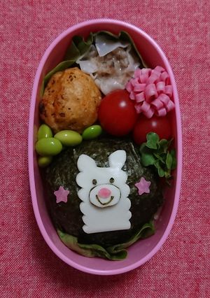 キャラ弁♥️アルパカ-レシピのメイン写真