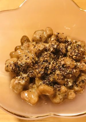 毎日の納豆●しそふりかけといっしょに-レシピのメイン写真
