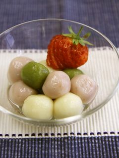 白玉だんごのはちみつレモンがけ-レシピのメイン写真
