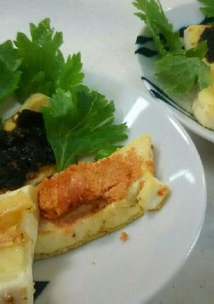 雛まつり風、木綿豆腐の３色ソテー-レシピのメイン写真