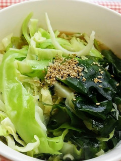 食物繊維たっぷりサッポロ一番ラーメン-レシピのメイン写真