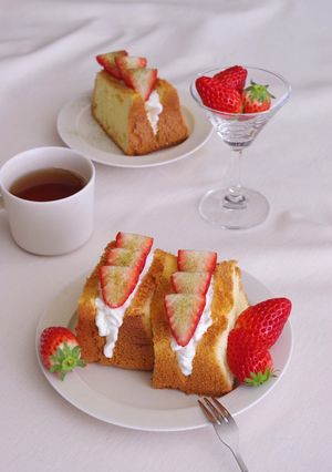 いちごのシフォンサンド-レシピのメイン写真