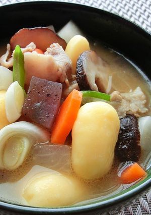 ホクホクぽかぽか！じゃが団子の豚汁-レシピのメイン写真