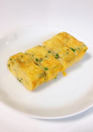 栄養満点♡ピーマンとチーズの卵焼き-レシピのメイン写真