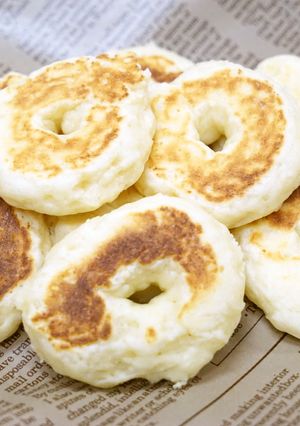 お豆腐の焼きドーナツ-レシピのメイン写真