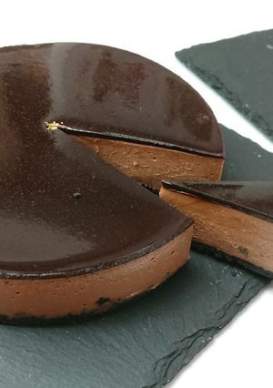 まるで生チョコ チョコレートチーズケーキ-レシピのメイン写真