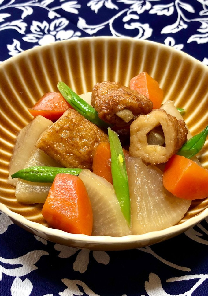 簡単に作れる♪大根と牛蒡天の煮物作り置き-レシピのメイン写真