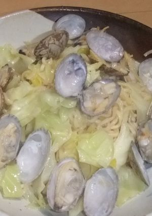 アサリとキャベツの焼きラーメン-レシピのメイン写真