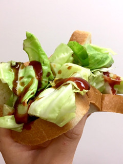 簡単☆お好み焼き風サンドイッチ-レシピのメイン写真