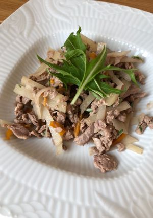 肉とじゃが　簡単塩炒め　-レシピのメイン写真