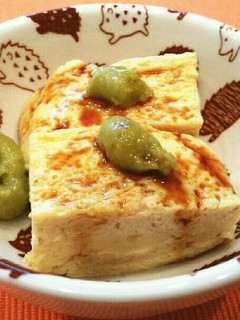 孤独のグルメ♡甘い卵焼きにわさび♡-レシピのメイン写真