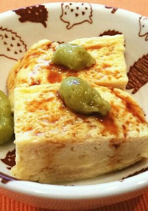 孤独のグルメ♡甘い卵焼きにわさび♡-レシピのメイン写真