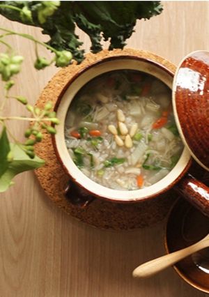 疲労回復！ホタテと蕪の中華粥-レシピのメイン写真