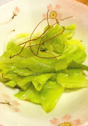 【所要時間5分】春キャベツの甘酢和え-レシピのメイン写真